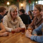 Milf sexcontact vinden: zo ontmoet je snel een geile moeder Een groep middelbare vrouwen geniet van elkaar aan de bar